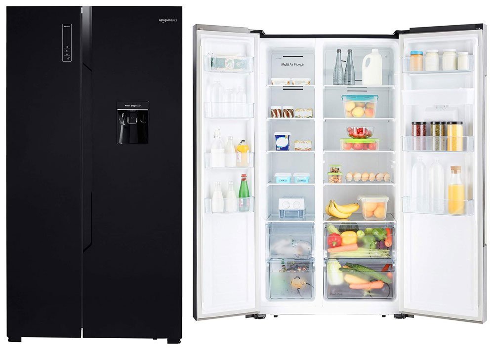 refrigerator with water dispenser from Amazonbasics