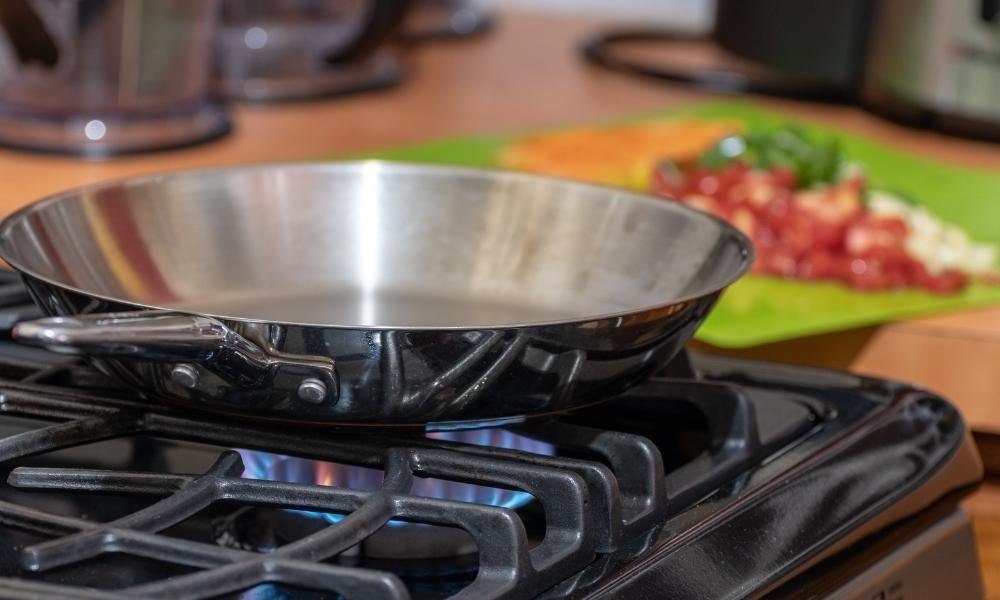 cooking with stainless steel