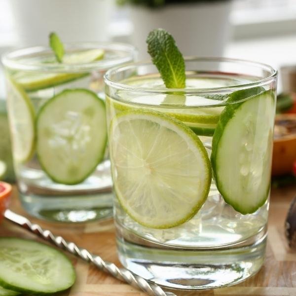 cucumber punch summer drink