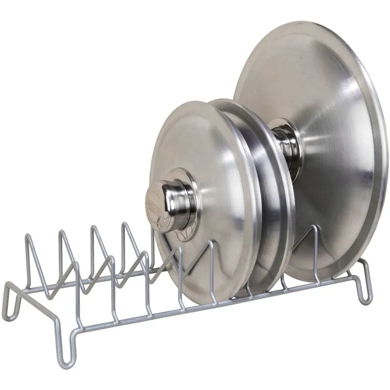 lids in a rack