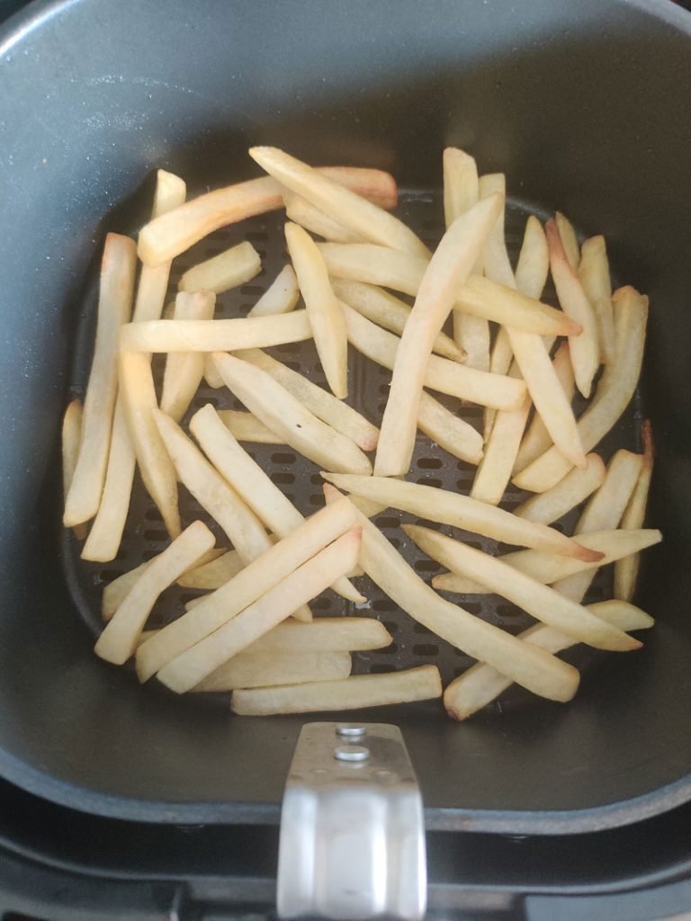 French fries made as a part of tests to find best air fryer in India