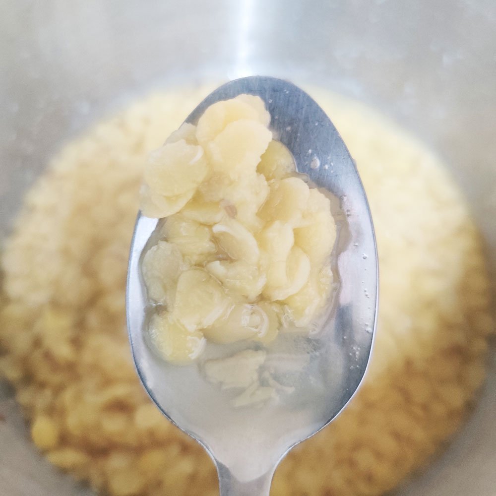 dal cooked in triply stainless steel pressure cooker 