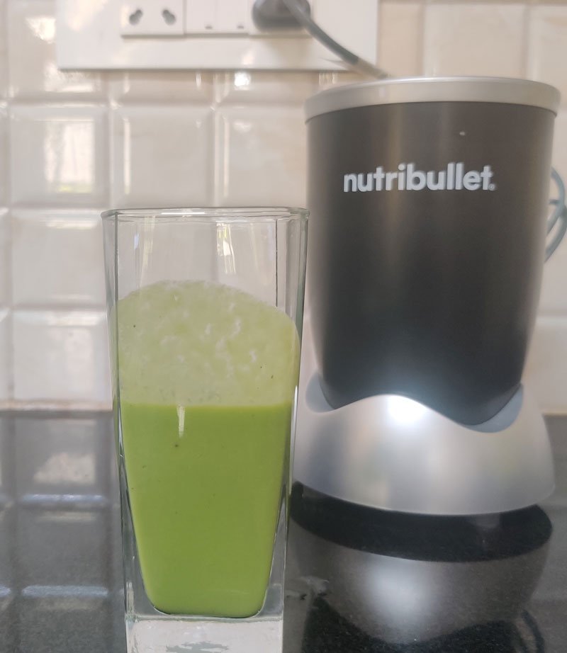 Green smoothie in Nutribullet PRO which is best smoothie blender in India