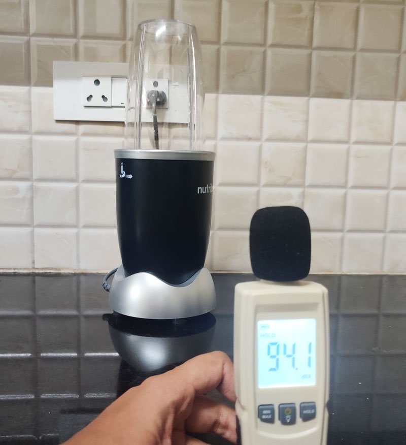 noise level recorded for Nutribullet Pro review India.