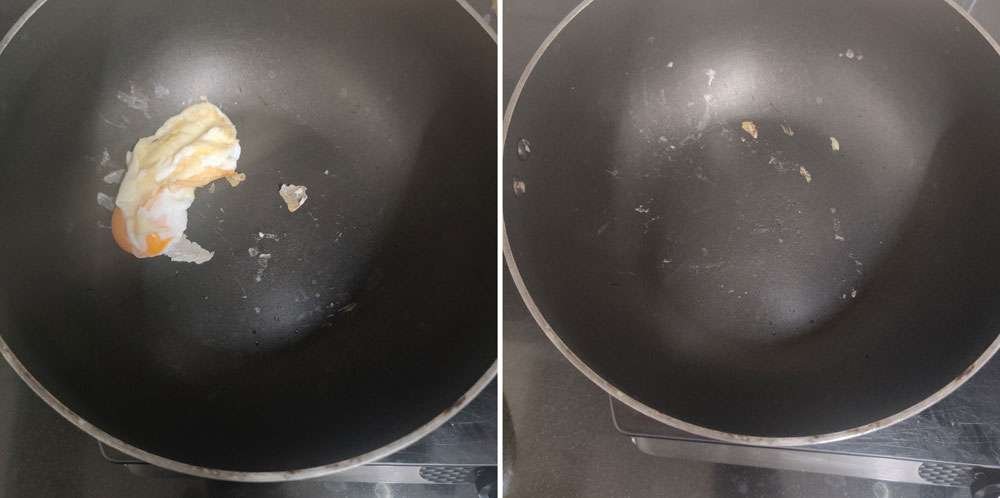 season nonstick cookware- after results