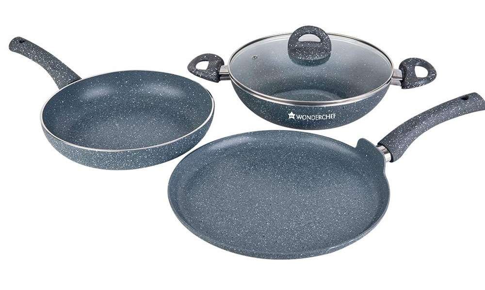 Wonderchef Granite Frying Pan  Aluminium Nonstick Cookware Online