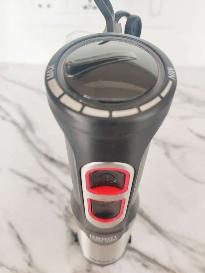 Inalsa Inox 1000 hand blender speed controls