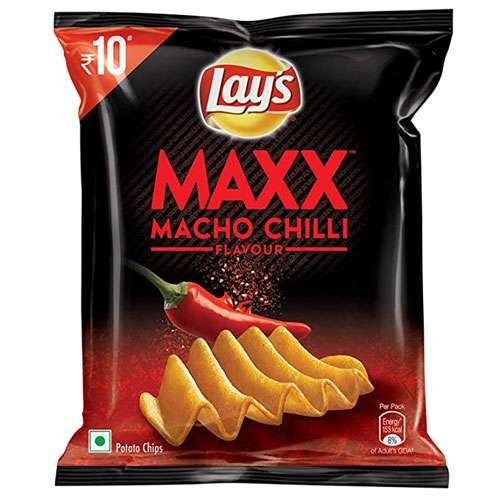 Maxx macho chilli is a lays flavour available in India