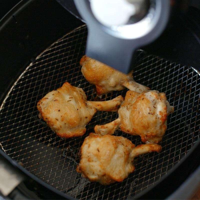 using air fryer for making chicken drumsticks