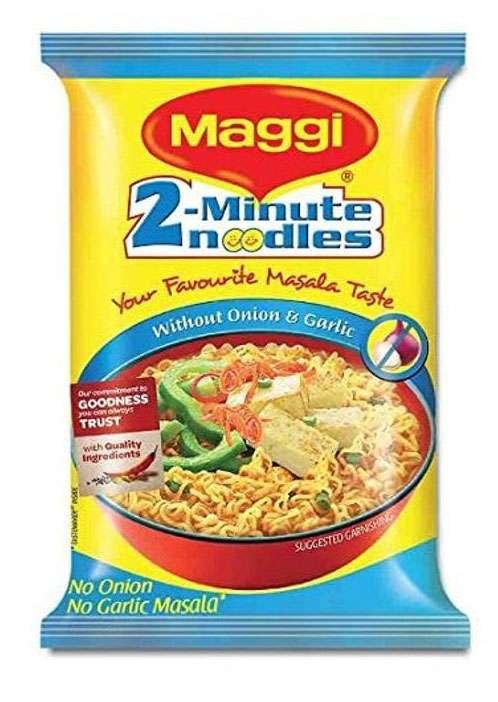 maggi no onion garlic flavour