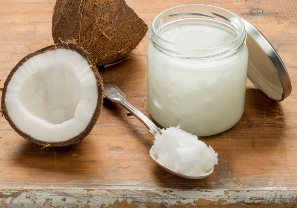 coconut oil which is one of the best cooking oils in India