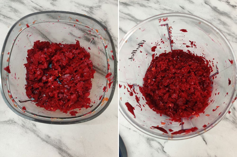 beetroot manual vs electric chopper