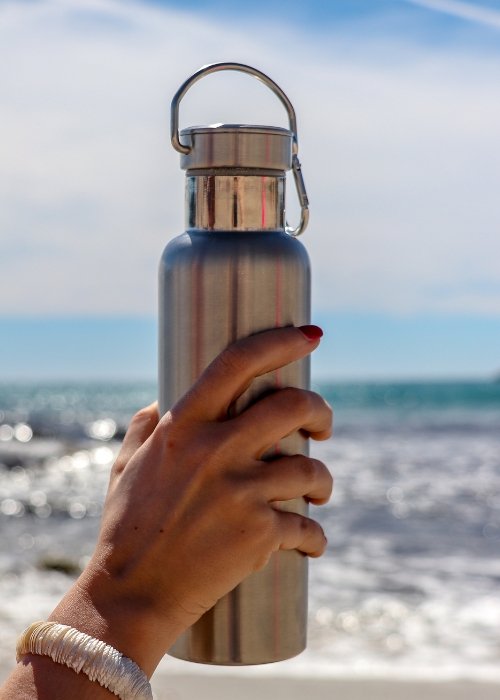 stainless steel water bottle